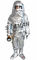 Marine Fire Fighting Equipment / Aluminum Foil Composite Fabric Heat Insulation Fireman Protective Suit