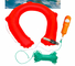 Ρίξτε πέρα από το διογκώσιμο Lifebuoy νερού πεταλοειδές δαχτυλίδι ζωής διάσωσης 0.6kg με το σχοινί διάσωσης