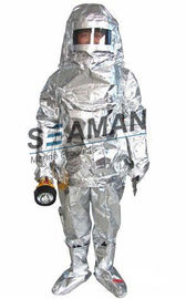 Ναυτιλιακός εξοπλισμός προσβολής του πυρός/σύνθετο κοστούμι πυροσβεστών μόνωσης θερμότητας υφάσματος φύλλων αλουμινίου αργιλίου προστατευτικό