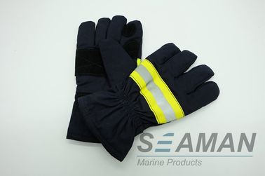 Θαλάσσια πυρκαγιά εξοπλισμού προσβολής του πυρός ασφάλειας - γάντια πυροσβεστών διάσωσης βαμβακιού καθυστερούντω