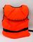 Πορτοκαλιά φανέλλα ζωής επίπλευσης βαρκών σακακιών αθλητικής ζωής νερού χρώματος νάυλον 100N